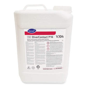 Diversey™ Divercontact P16 Direct Food Contact Antimicrobial Solution, 2.5 Gal Bottle freeshipping - TVN Wholesale